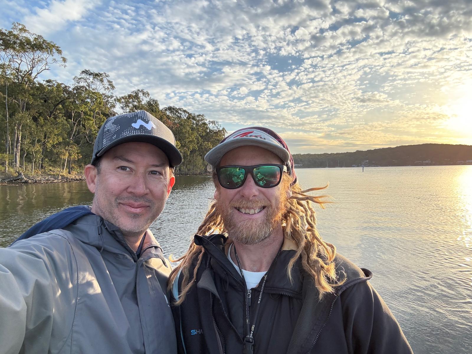 Richard from MarineWise and Paul Lennon