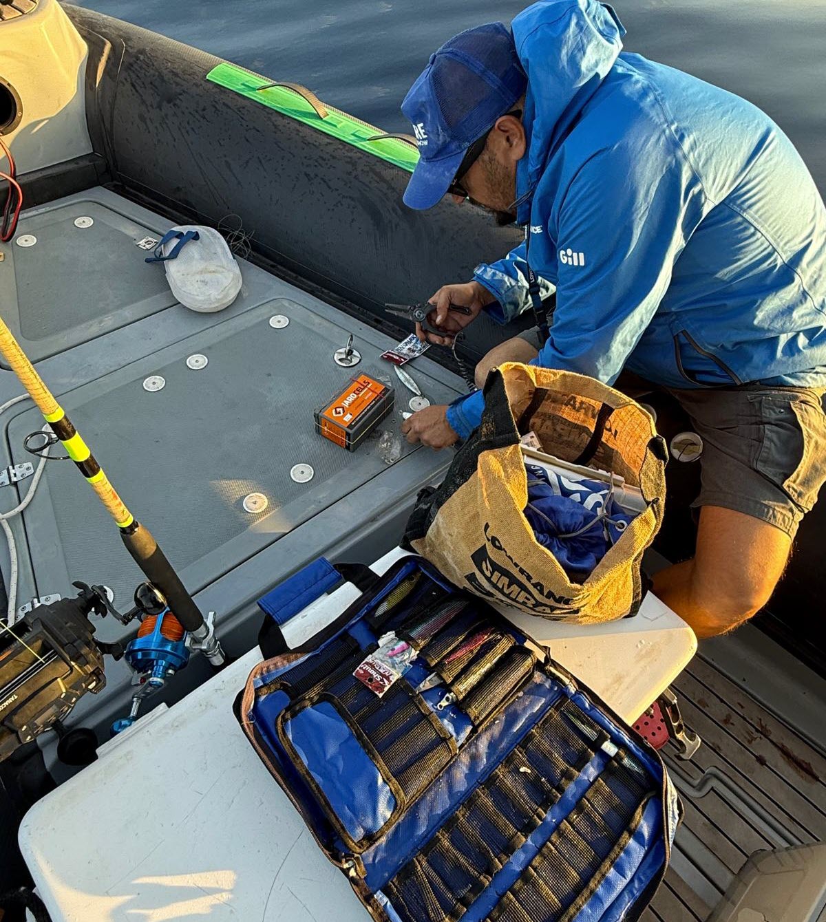 The best tackle for lure fishing Sardinia Italy