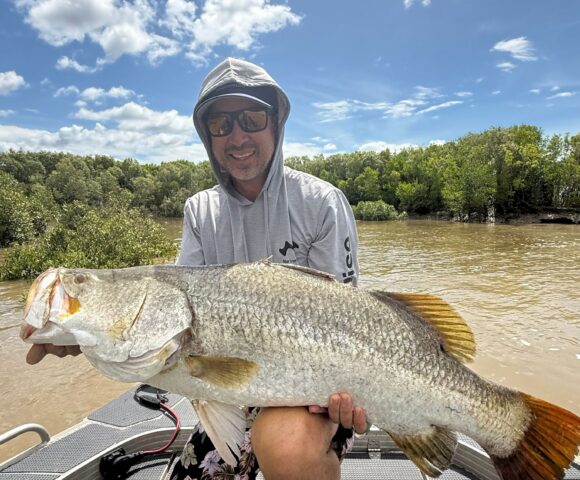 This is the fish that fishos chase when thinking of runoff barra fishing in the NT