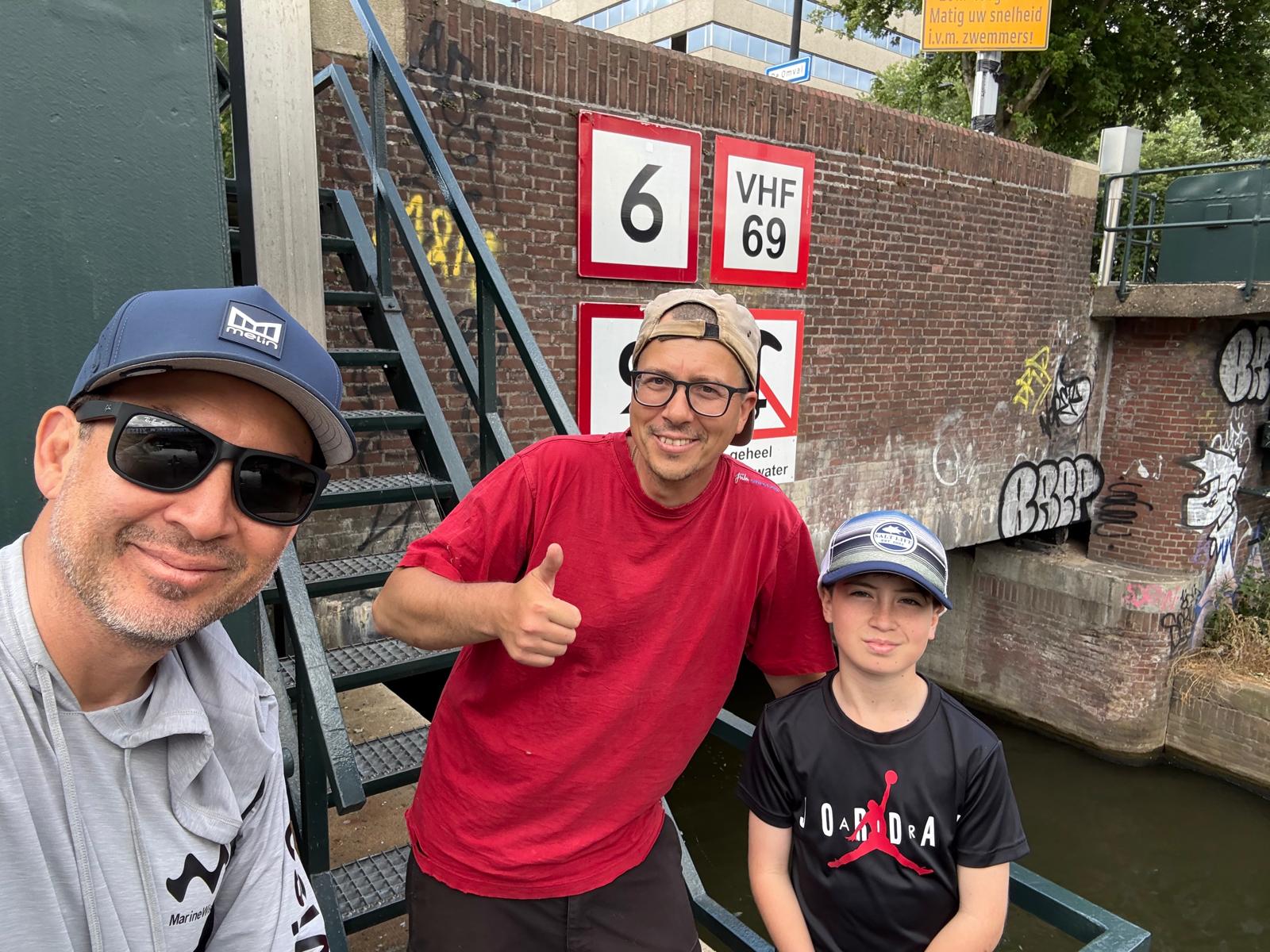 Andrew of Urban Fish Guide with the MarineWise crew